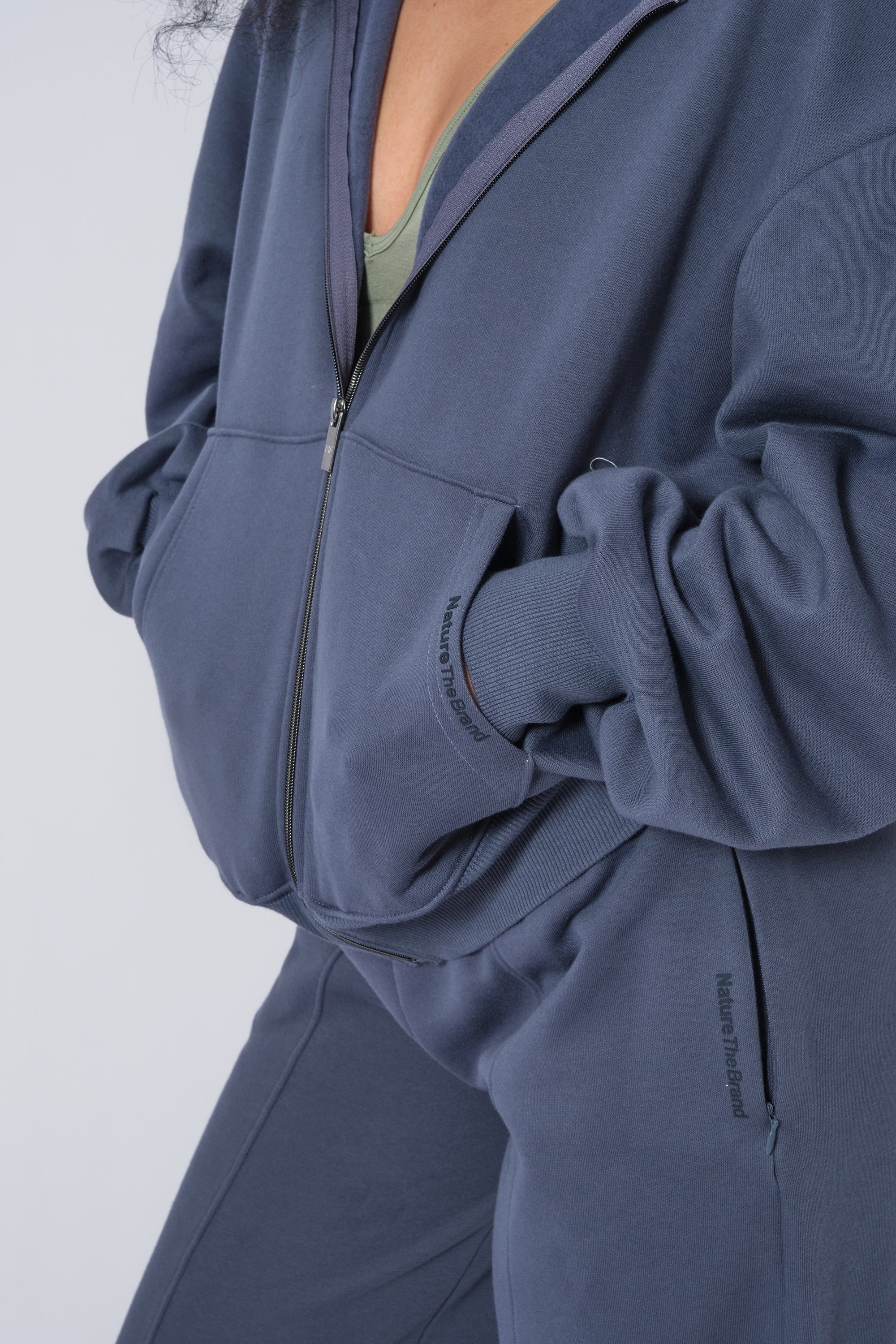 Damen Dunkler Saphir Hoodie