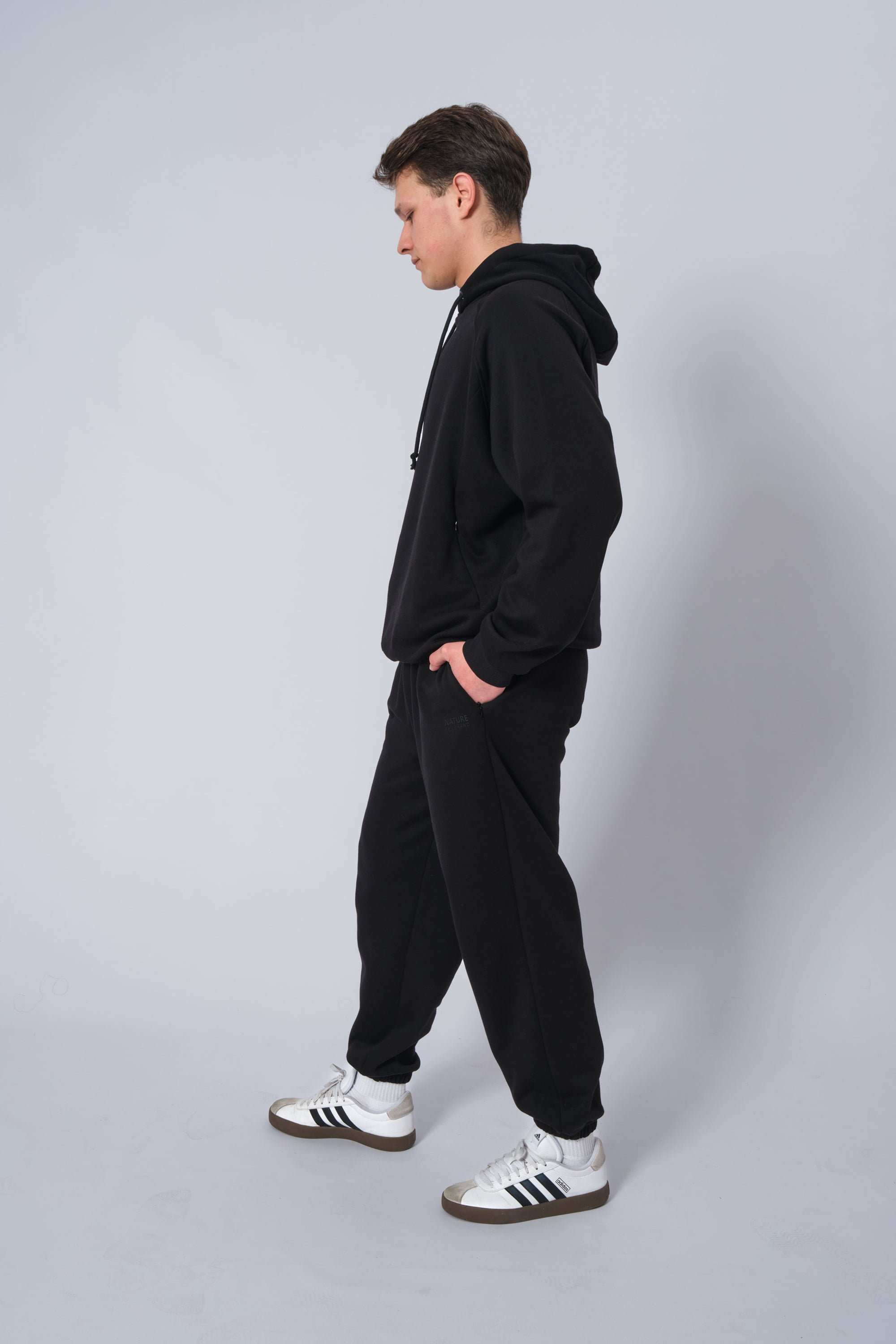 Herren Schwarze Jogginghose