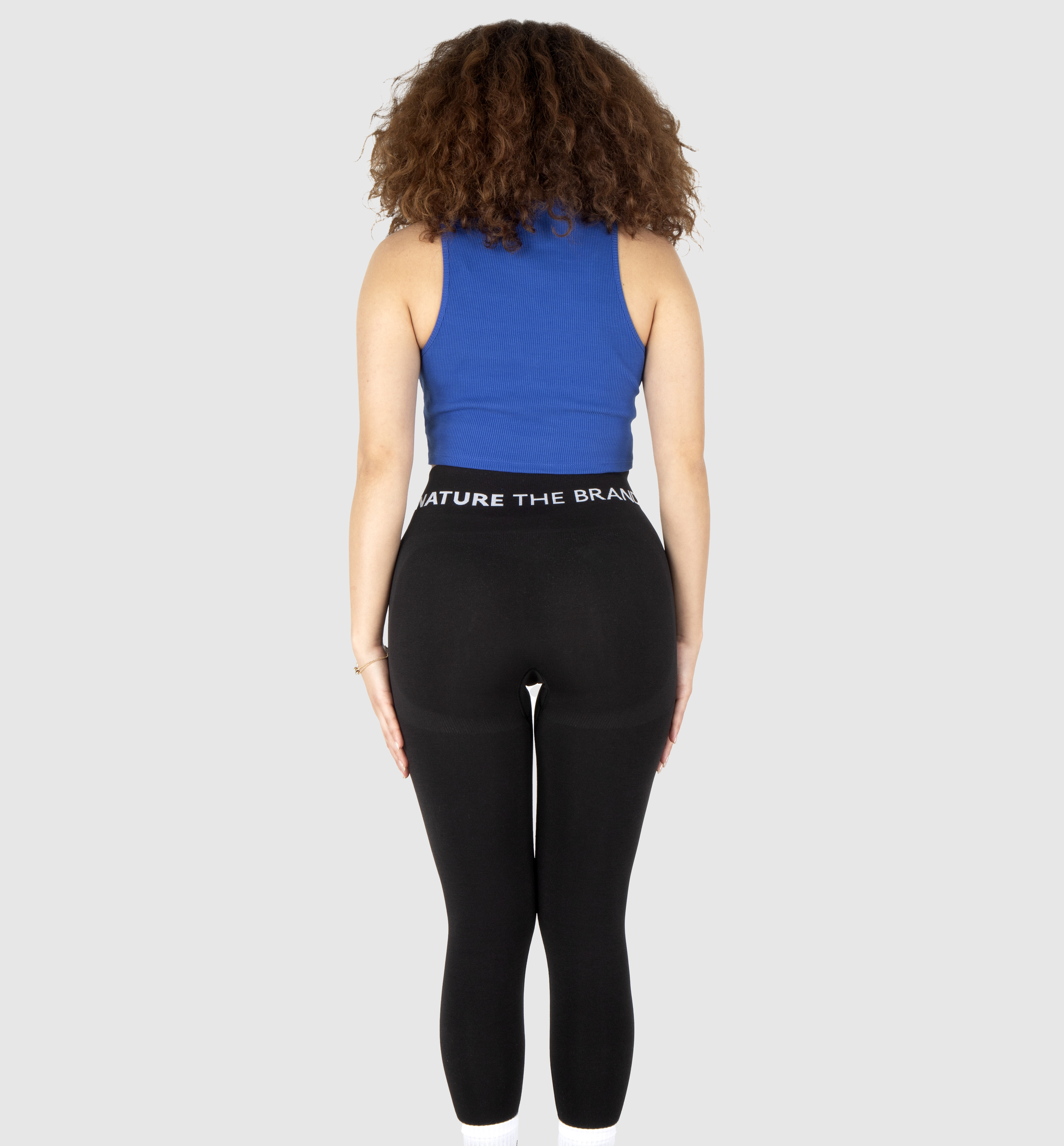 NTB Rippentop mit Ausschnitt Blau