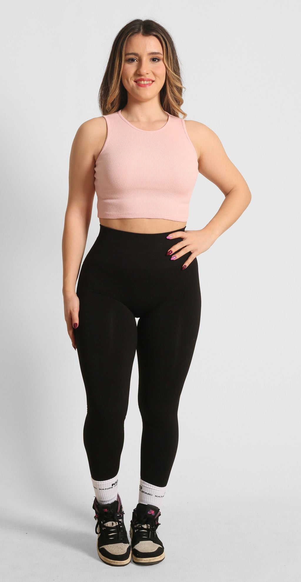 NTB Crop Rippentop Pink