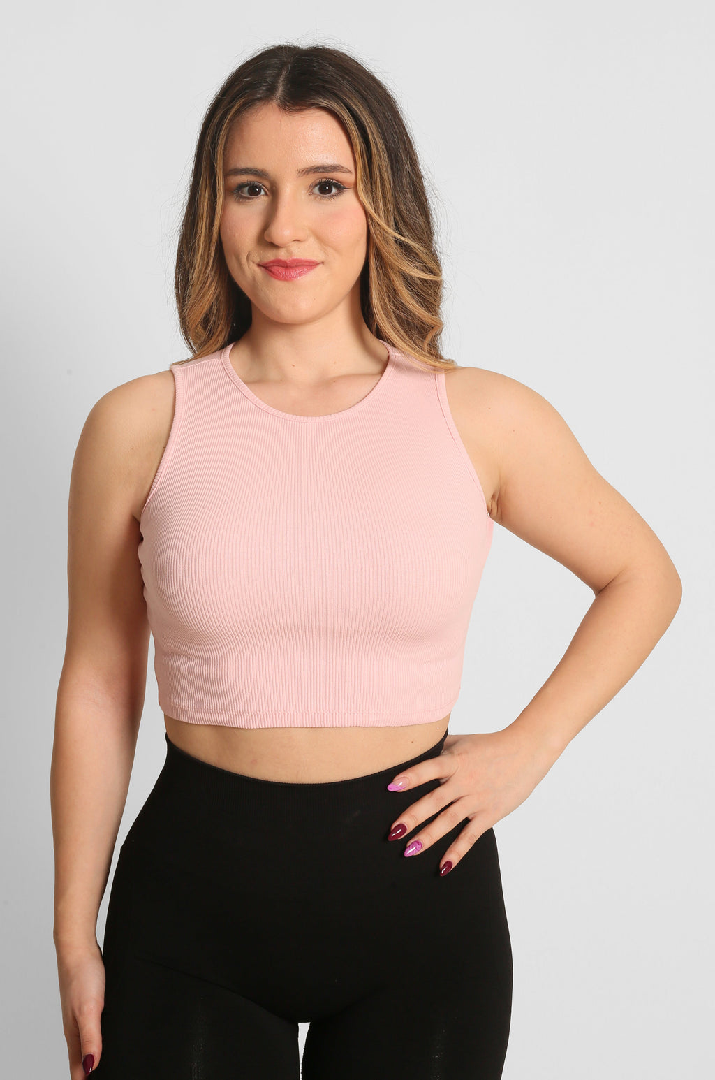 NTB Crop Rippentop Pink