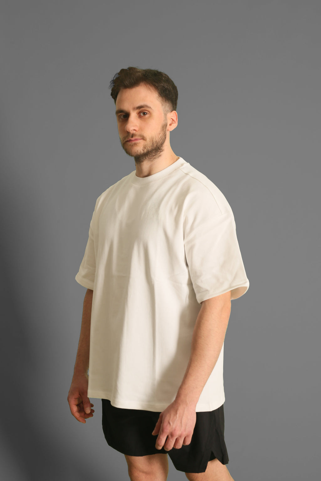 NTB Unisex Oversize T-Shirt in Off-White