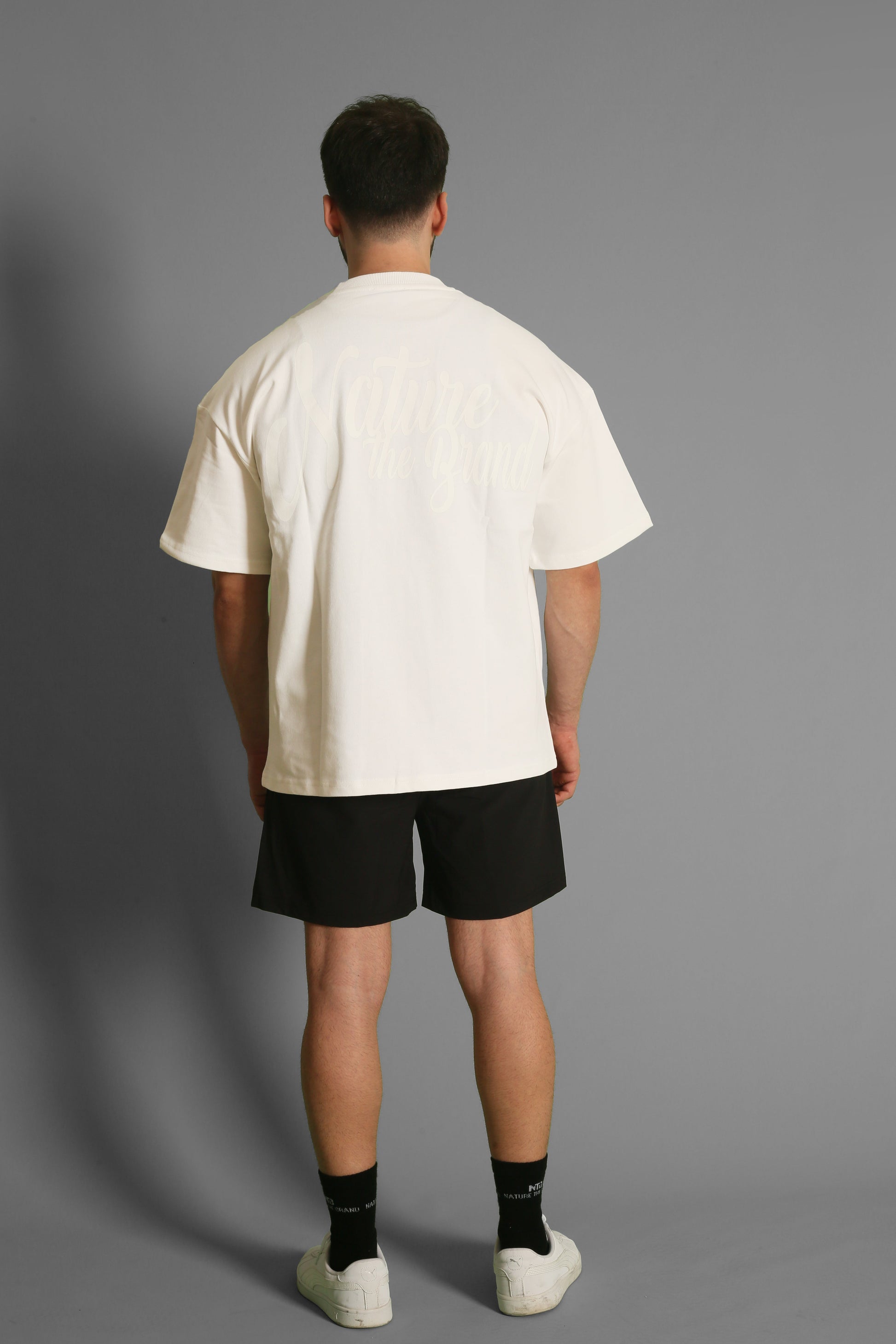 NTB Unisex Oversize T-Shirt in Off-White