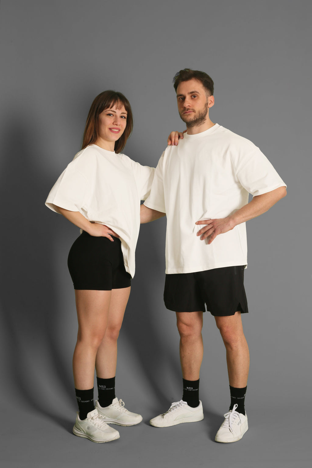 NTB Unisex Oversize T-Shirt in Off-White