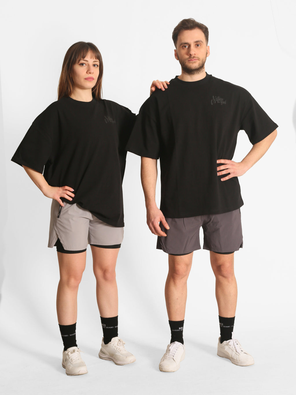 NTB Unisex Oversize T-Shirt in Schwarz