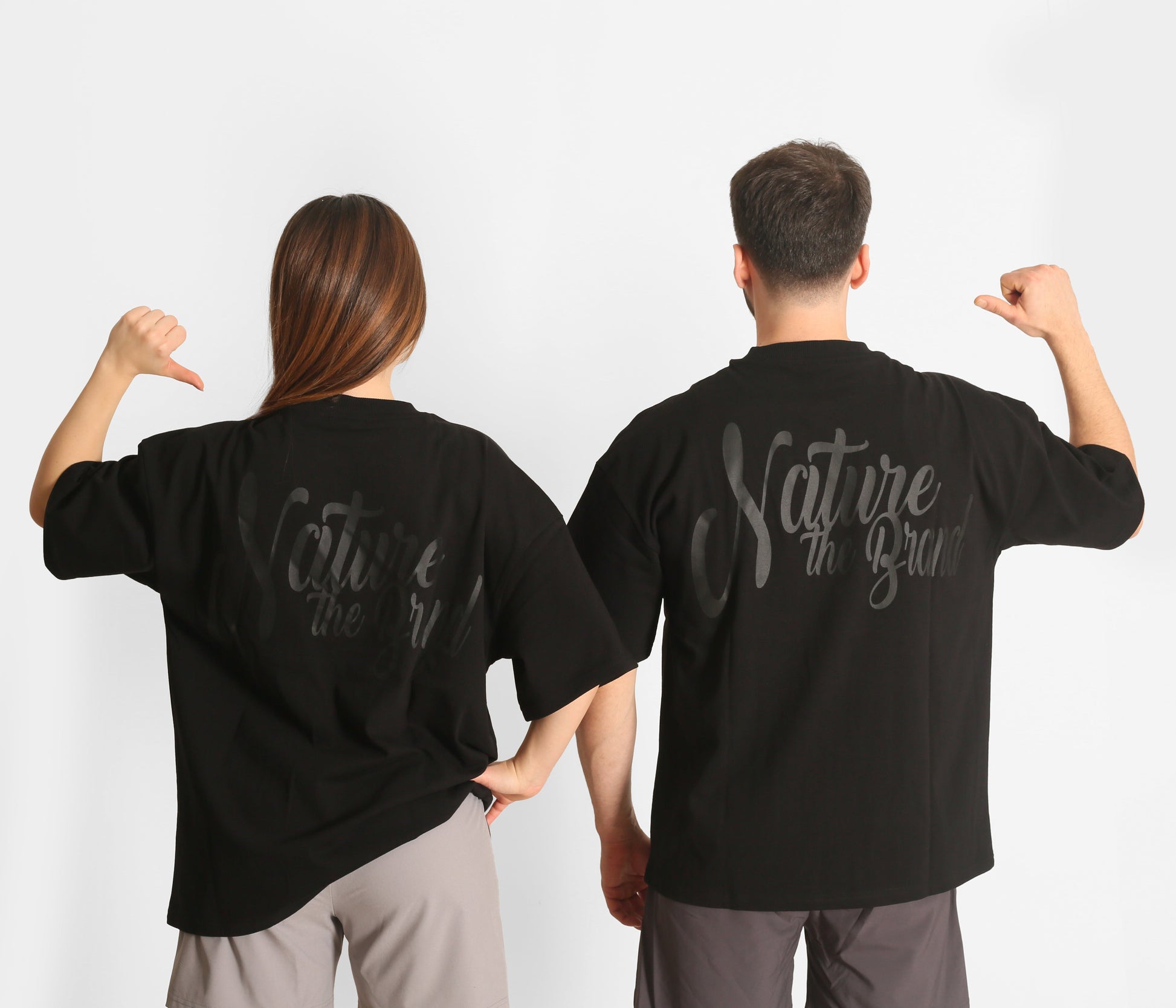 NTB Unisex Oversize T-Shirt in Schwarz