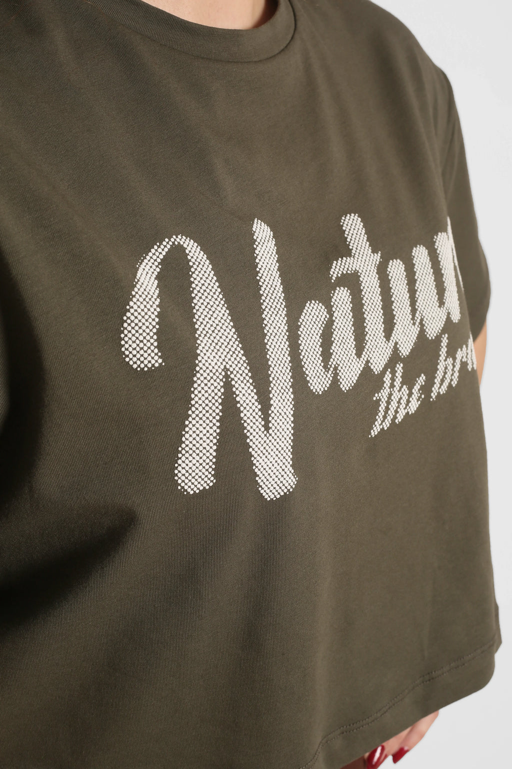 NTB Crop T-Shirt Khaki