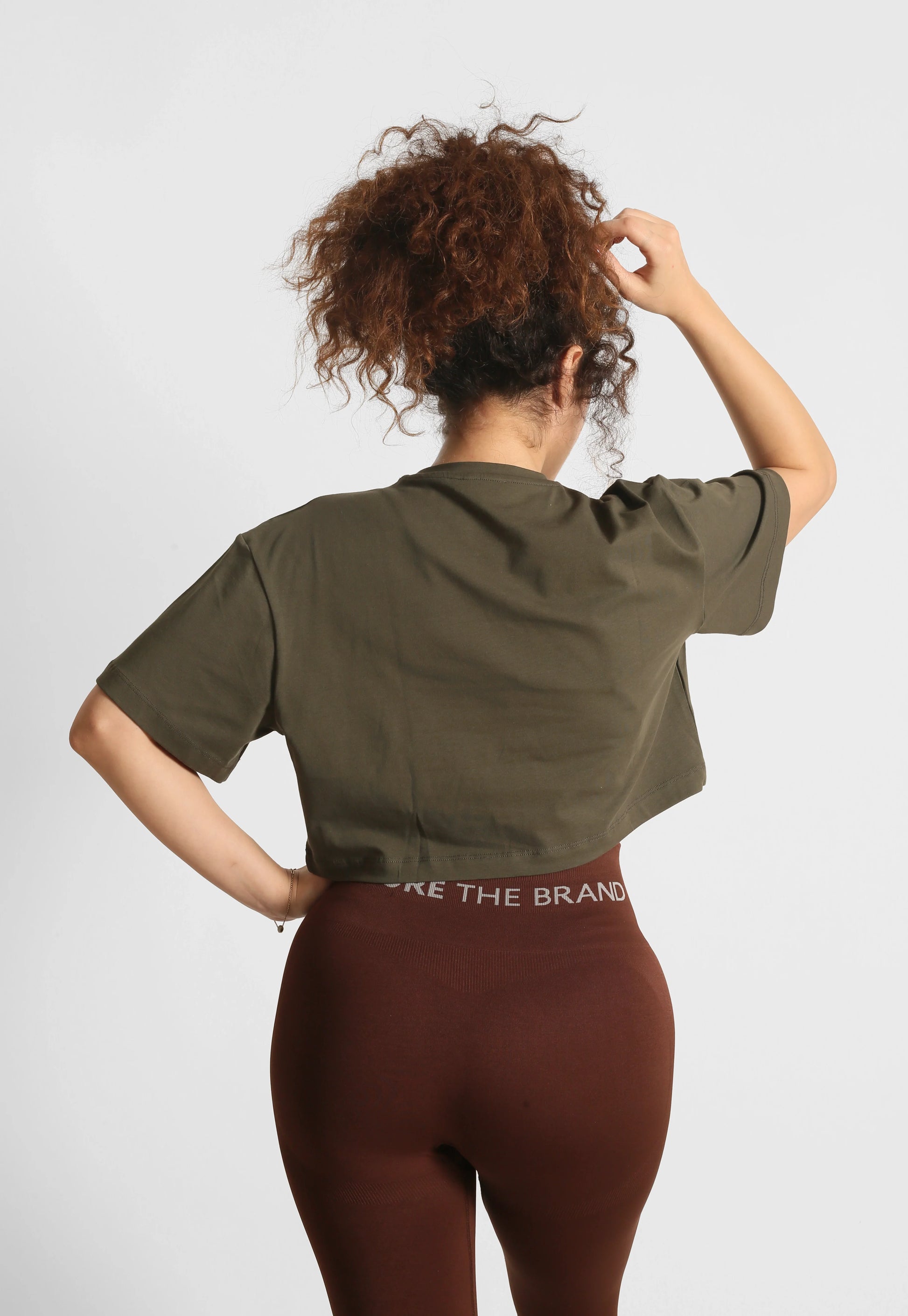 NTB Crop T-Shirt Khaki