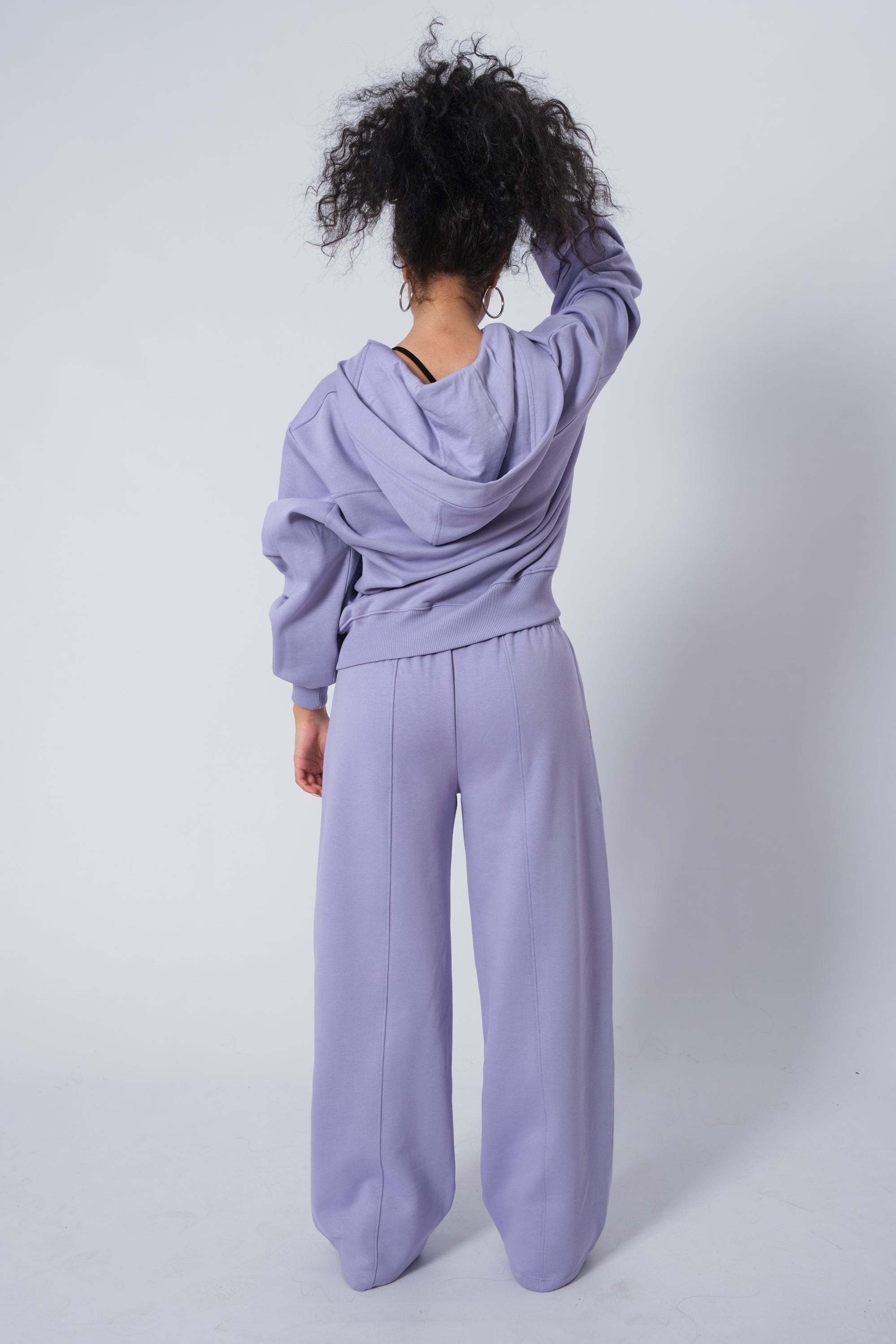 Damen Lila Hoodie