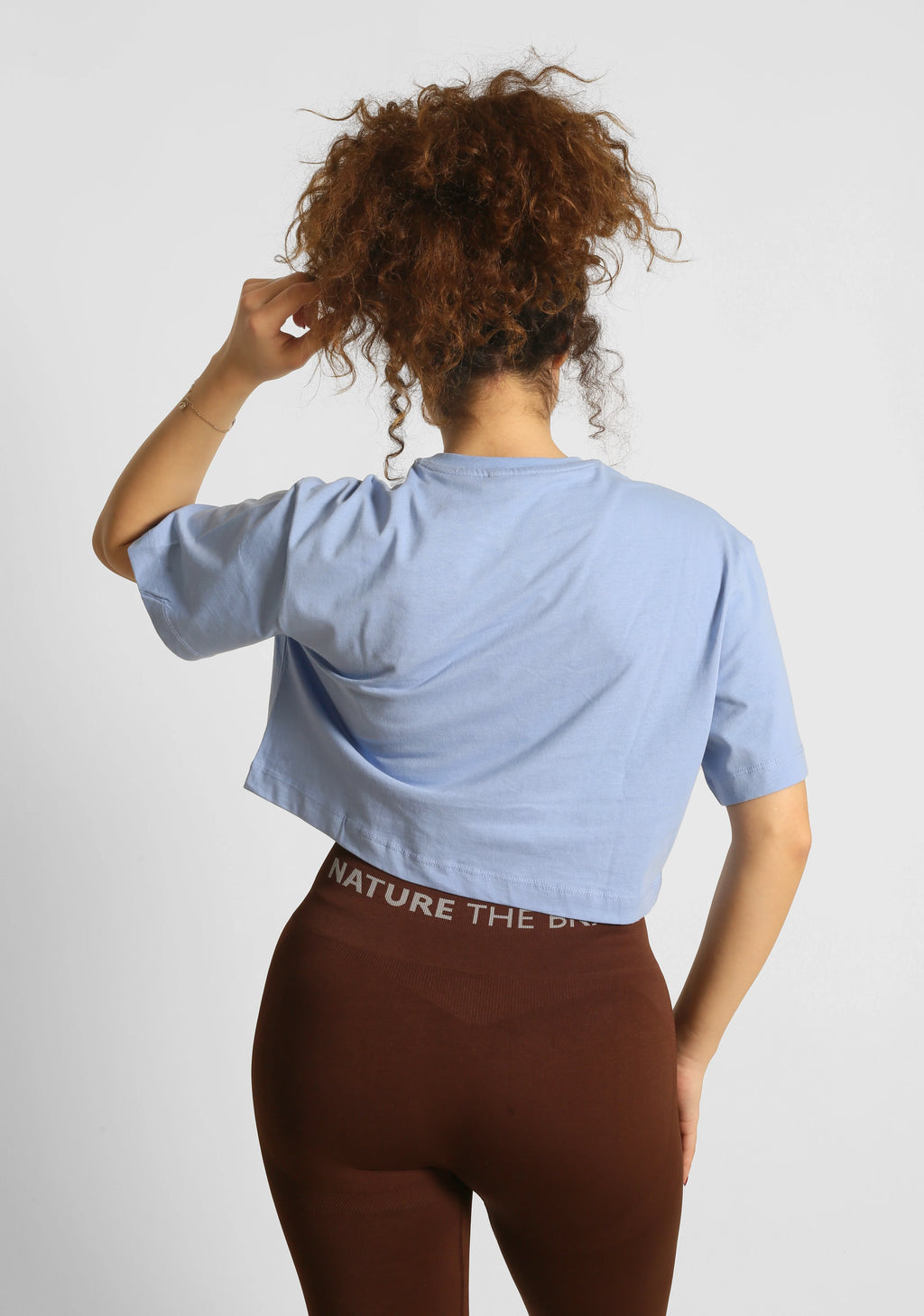 NTB Crop T-Shirt Himmelblau