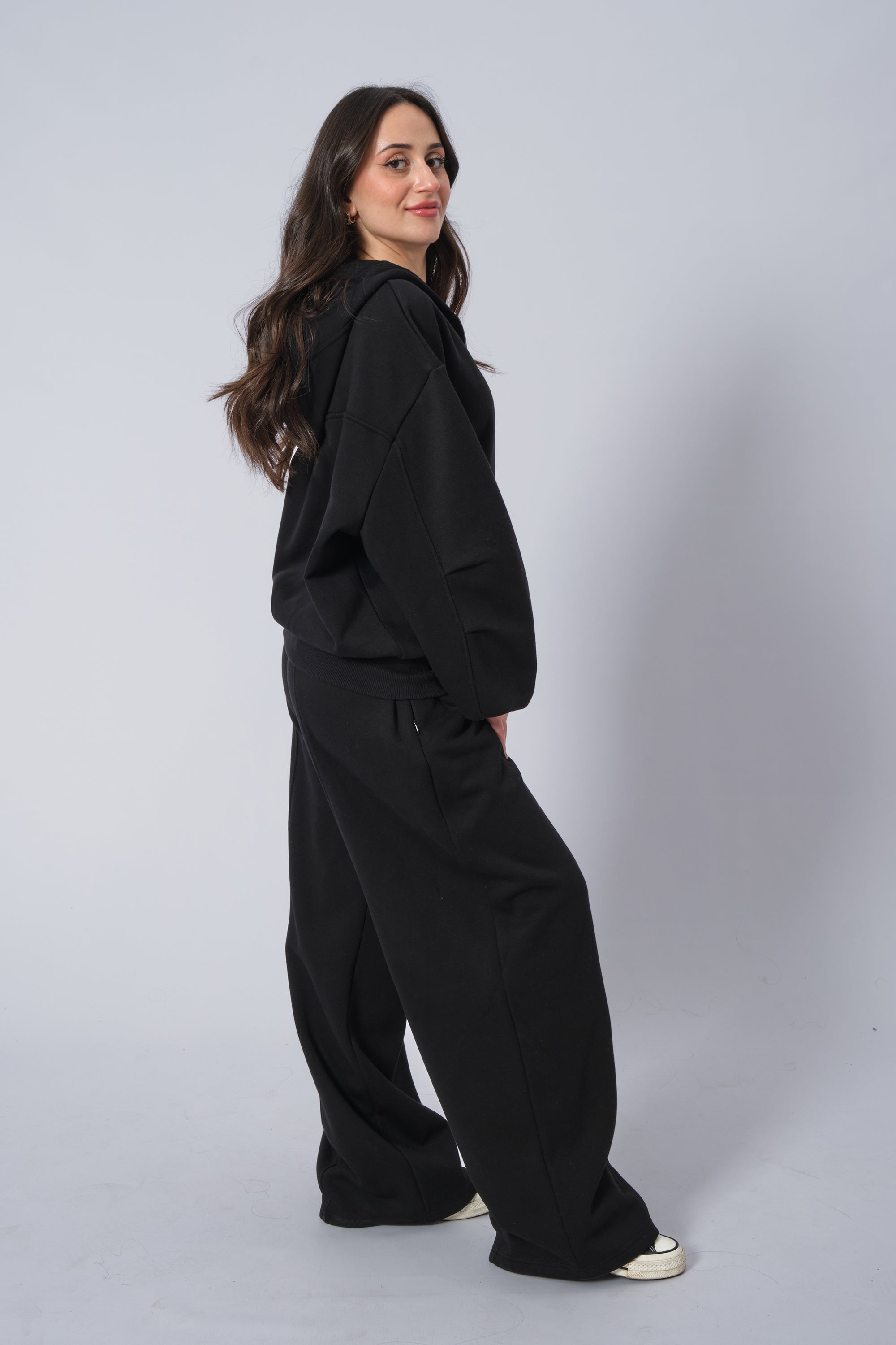 Damen Schwarze Jogginghose