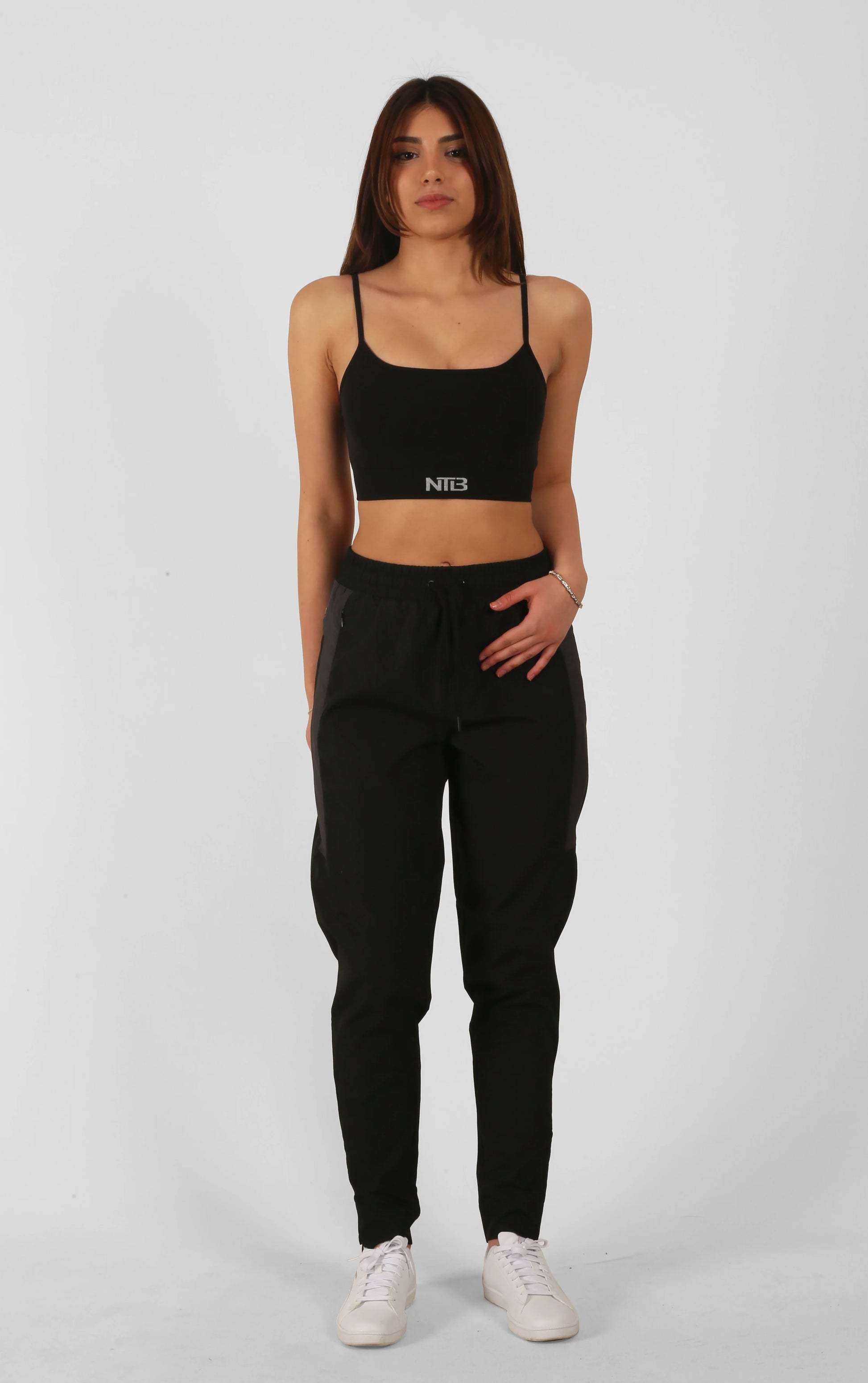 NTB Unisex Bedruckte Jogginghose in Schwarz